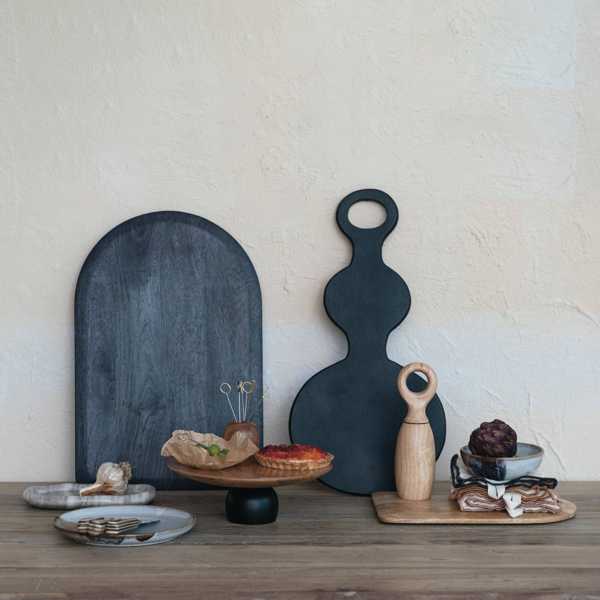 Hello Honey® 8.25" Natural Rubberwood Classic Salt & Pepper Mill